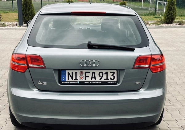 Audi A3 cena 26999 przebieg: 219000, rok produkcji 2009 z Złocieniec małe 529